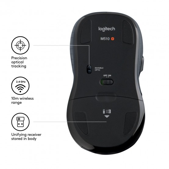 Mouse Logitech Wireless Mouse M510 910-001826