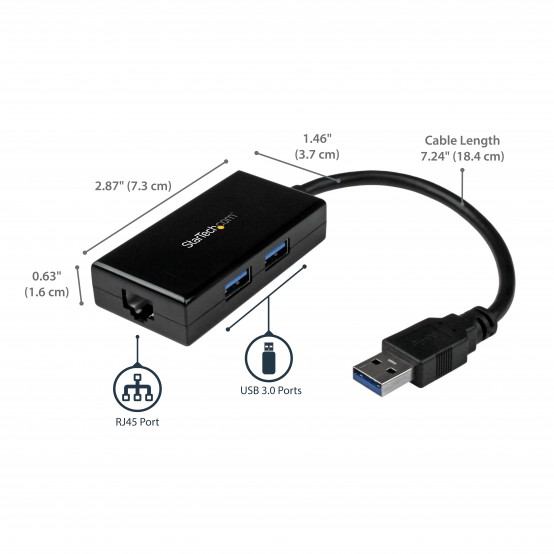 Hub StarTech.com USB31000S2H