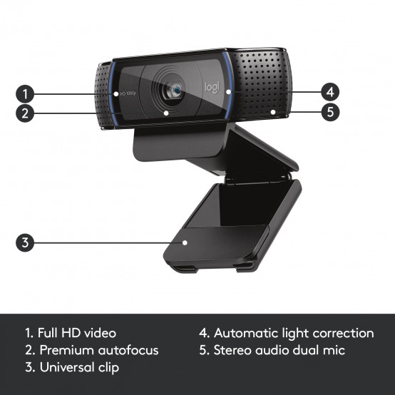 Camera web Logitech Webcam C920 960-001055