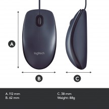 Mouse Logitech M100 910-005003