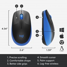 Mouse Logitech M190 910-005907