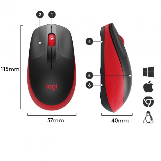 Mouse Logitech M190 910-005908