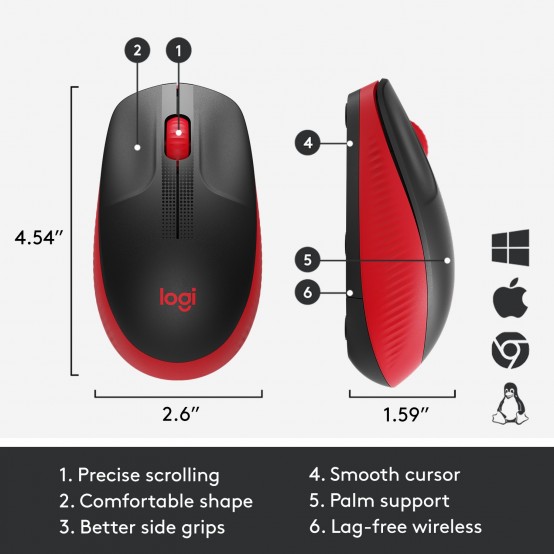 Mouse Logitech M190 910-005908