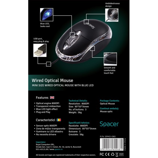 Mouse Spacer SPMO-080