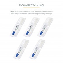 Pasta termoconductoare StarTech.com Thermal Paste, Pack of 5 Syringes SILV5-THERMAL-PASTE