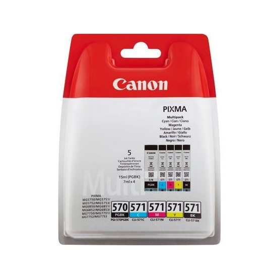 Cartus Canon CLI-570 Multipack BS0372C004AA