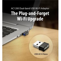Placa de retea ASUS  USB-AC53 NANO