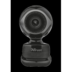 Camera web Trust Exis Webcam - Black/Silver 17003