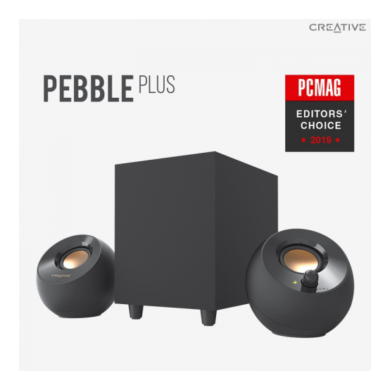 Boxe Creative Pebble Plus 51MF0480AA000
