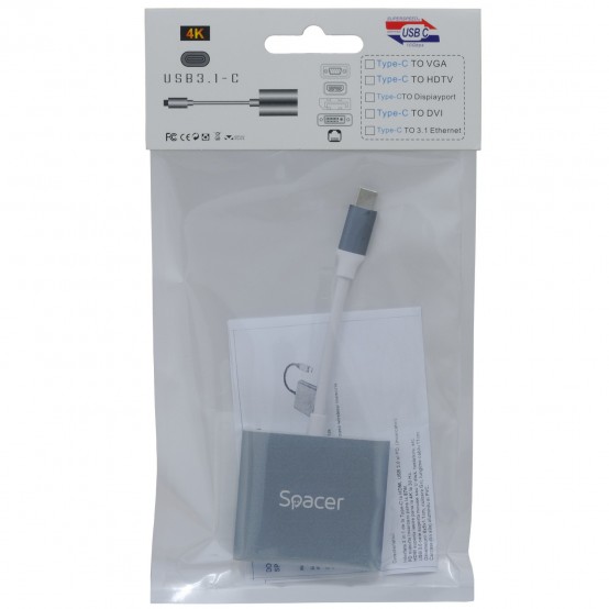 Docking Station Spacer  SPDS-TypeC-HUP-3in1