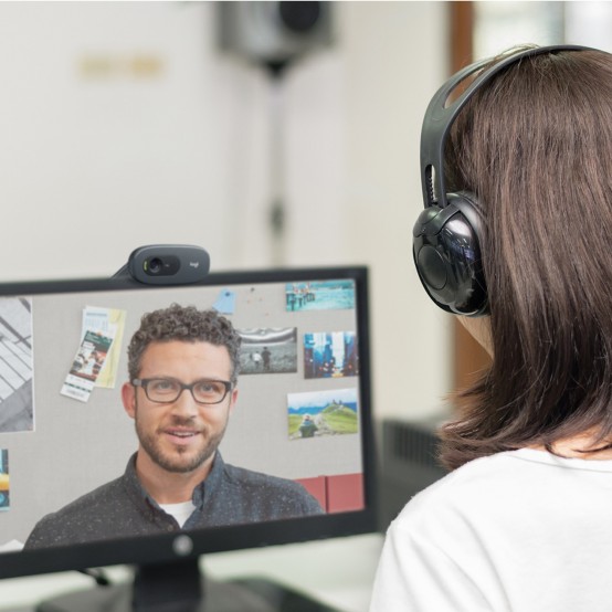 Camera web Logitech C505 HD Webcam with Long Range Microphone 960-001364
