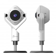 Camera web J5Create 360° AI-Powered Webcam with Speakerphone JVU368-N