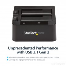 Docking Station HDD StarTech.com 2-Bay USB 3.1 Hard Drive SDOCK2U313