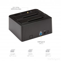 Docking Station HDD StarTech.com 2-Bay USB 3.1 Hard Drive SDOCK2U313