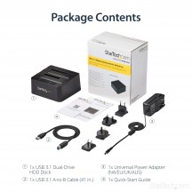 Docking Station HDD StarTech.com 2-Bay USB 3.1 Hard Drive SDOCK2U313