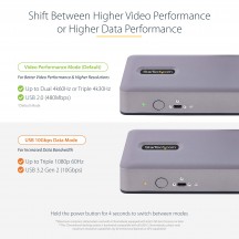 Docking Station StarTech.com USB-C, 4K, Chromebook DK31C3MNCRUE