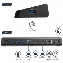 Docking Station StarTech.com USB 3.0 Dual HDMI/4K DP USB3DOCKHDPC