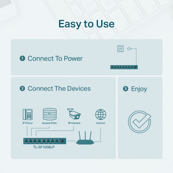 Switch TP-Link  TL-SF1008LP