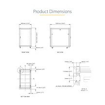 Cabinet StarTech.com  RK1836BKF