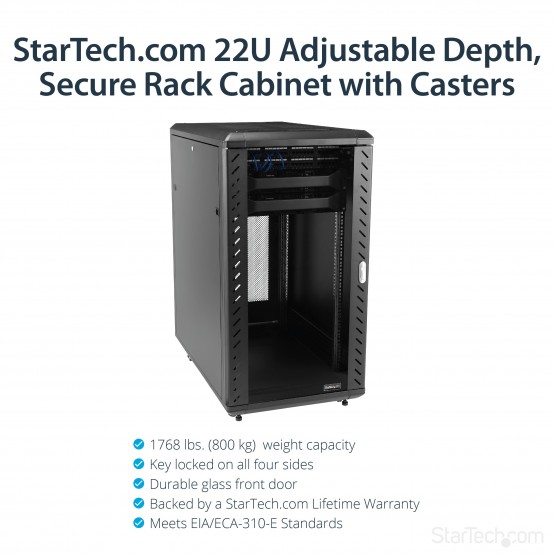Cabinet StarTech.com  RK2236BKF