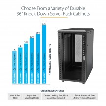 Cabinet StarTech.com  RK2536BKF