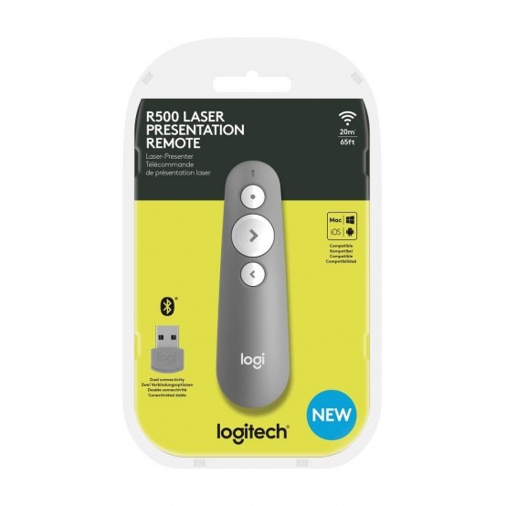 Presenter Logitech R500s Laser Pointer Presentation Remote 910-006520