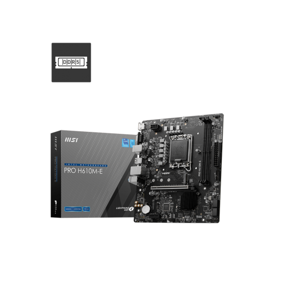 Placa de baza MSI  PRO H610M-E