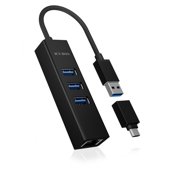 Hub RaidSonic  IB-HUB1419-LAN