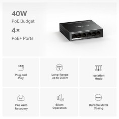 Switch Mercusys  MS106LP 2