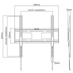 Suport Cabletech  UCH0182 2