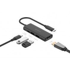 Docking Station A4Tech  DST-40C-GR 2
