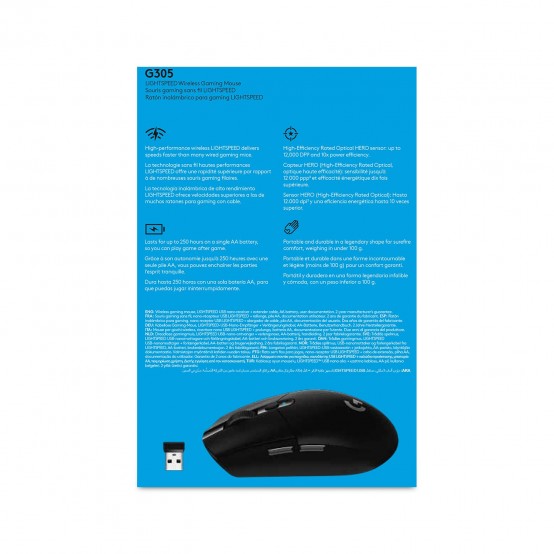 Mouse Logitech G305 - LIGHTSPEED Wireless Gaming Mouse 910-005283
