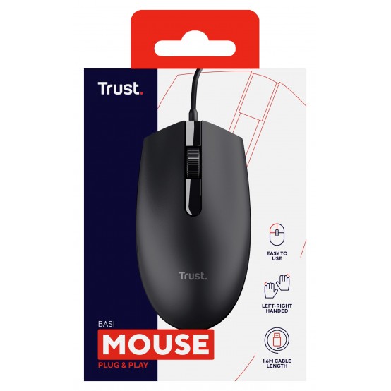 Mouse Trust Basi Wired Mouse 24271