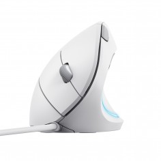Mouse Trust Verto Ergonomic Mouse - White 25133 2
