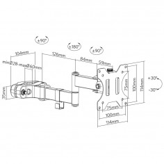 Suport Techly  ICA-LCD110BK 2