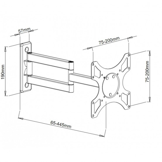 Suport Techly  ICA-LCD2903WH