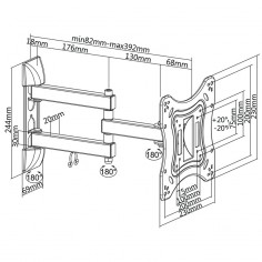 Suport Cabletech  UCH0202 2