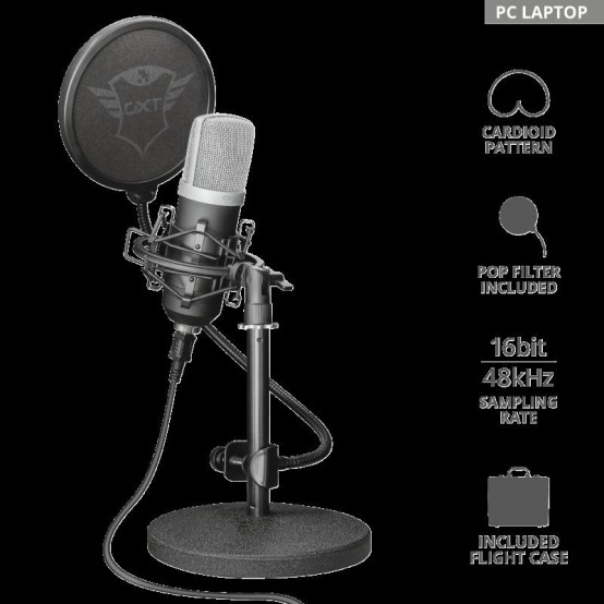 Microfon Trust GXT 252 Emita Streaming Mic TR-21753