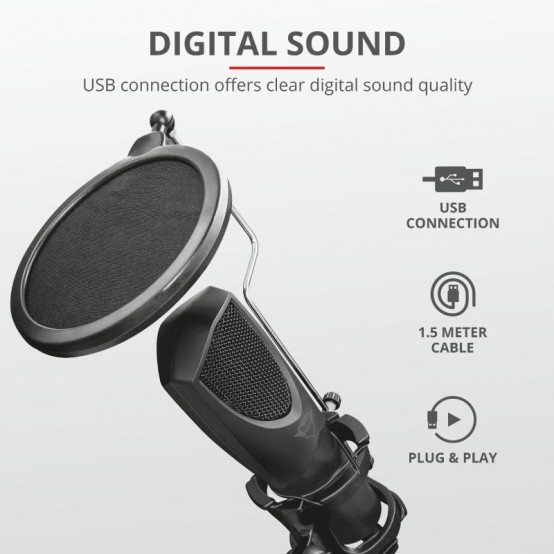 Microfon Trust GXT 232 Mantis USB Streaming Microphone TR-22656