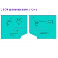 Camera web Logitech C505 HD Webcam 960-001363