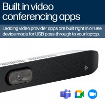 Camera web HP Poly Studio X32 All-In-One Video Bar A3SV9AAAC3