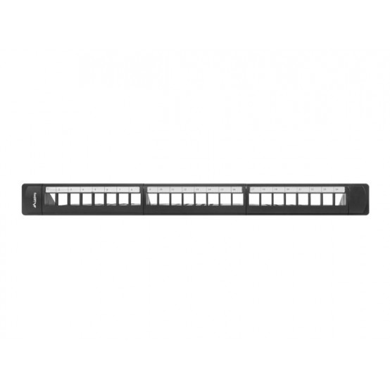 Patch panel Lanberg  PPKS-1124-B