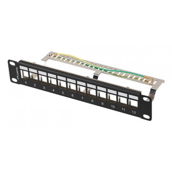 Patch panel Lanberg  PPKS-9212-B