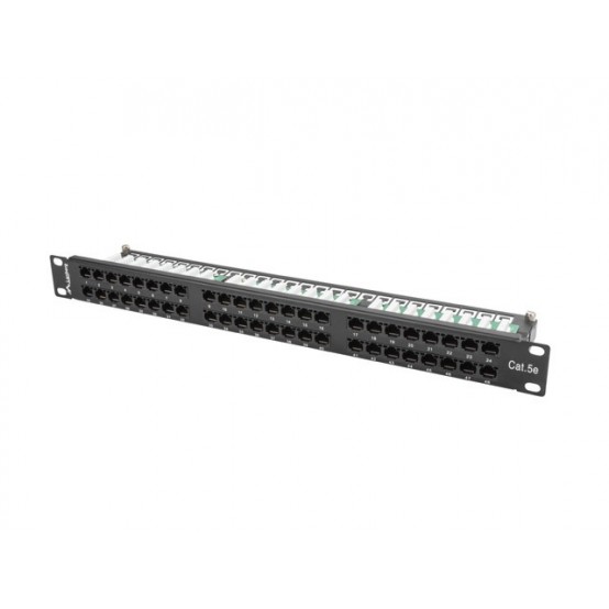 Patch panel Lanberg  PPU5-1048-B