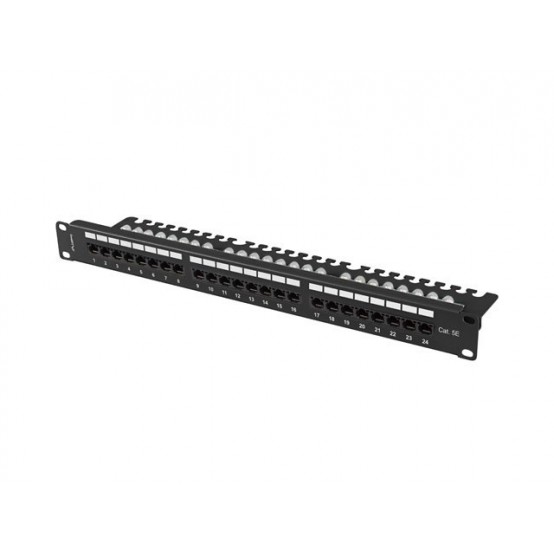Patch panel Lanberg  PPU5-1124-B