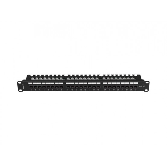 Patch panel Lanberg  PPU5-1124-B
