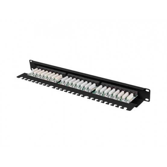 Patch panel Lanberg  PPU5-1124-B