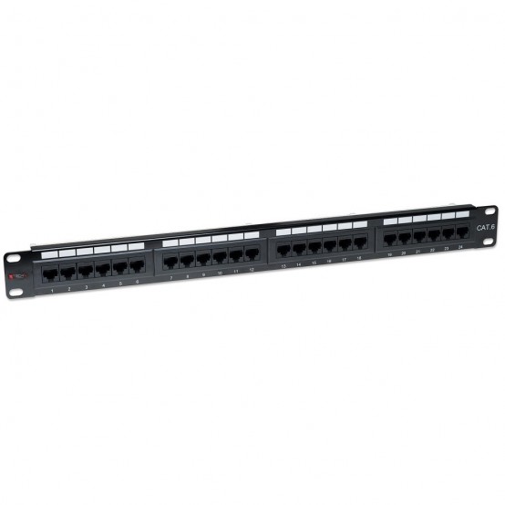 Patch panel Techly  I-PP 24-RU-C6T