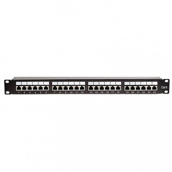 Patch panel Emtex PATCH PANEL 24 PORTURI UTP CAT 5E KRONE+110 EMTEX KOM-EMT6