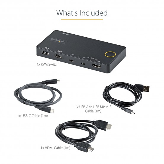 Switch KVM StarTech.com  SV221HUC4K